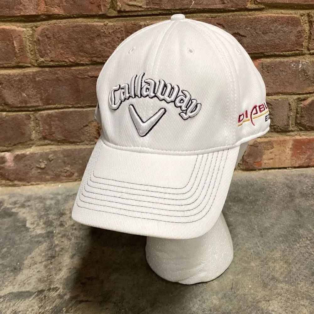 Tex Flex Callaway White Golf Cap - Picture 2 of 9